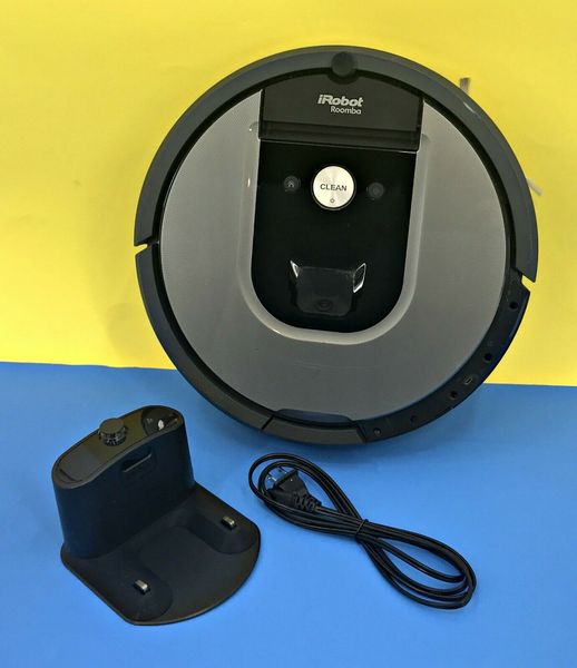 

Irobot roomba 960 robot vacuum cleaner w wifi connectivity black grey 2949
