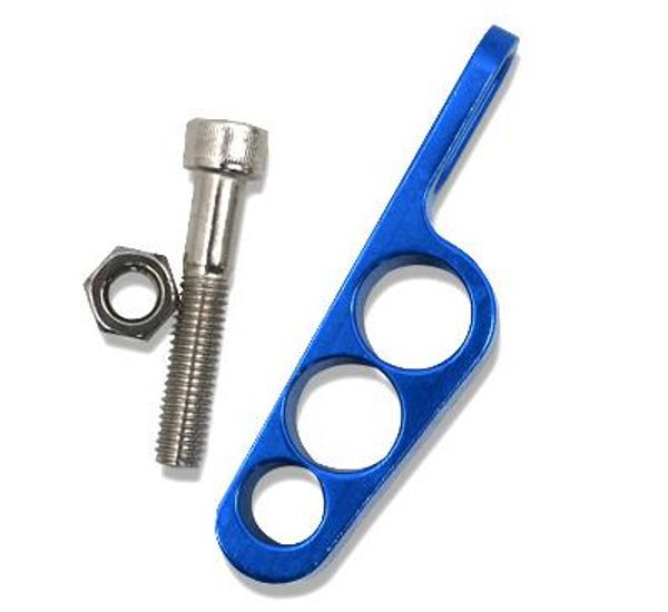 

universal motorcycle cnc clutch cable throttle brake wire fixing bracket holder blue