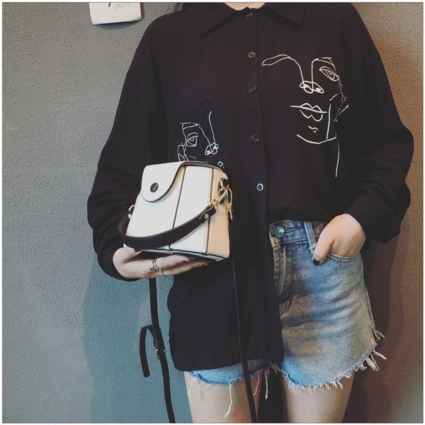 

2020 new women's shoulder bag fashion casual handbag bucket bag messenger ladies