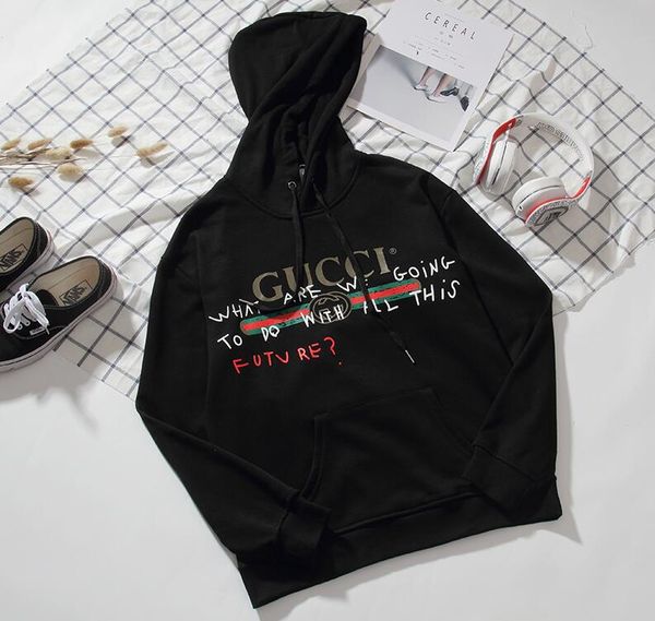 

mens women hoodies hrp gucci sweatshirts autumn winter casual with a hood sport jacket tracksuit men's hoodi sweater, Black