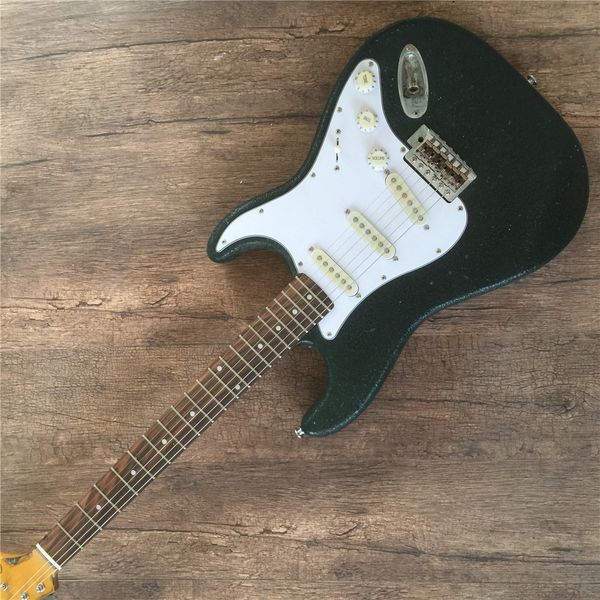 

tele electric guitar black body rosewood fingerboard red tortoise shell guitarar