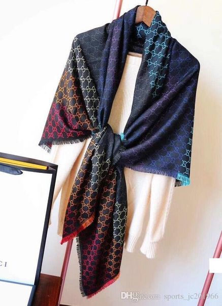 

designer cashmere scarf for women 2019 new brand colorful thread scarves scarfs 140*140cm scarves pashmina infinity scarf women shawls, Blue;gray