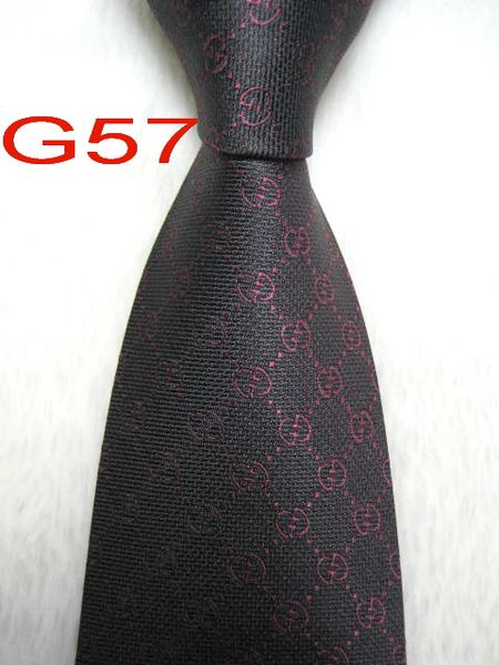 

G57 # 100% Шелковый жаккардовый плетеный мужской галстук ручной работы