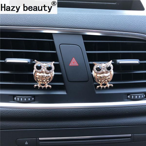 

hazy beauty fashionable lovable owl car perfume interior air conditioning air vents perfume decoration freshener
