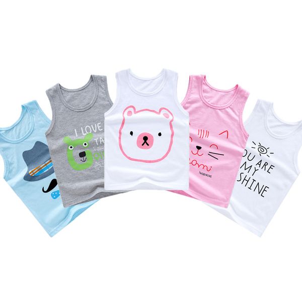 

child waistcoat children vest kids clothes cotton baby boys girls vest for age 2-8 years old toddler clothing, Blue
