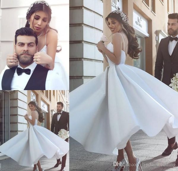 Discount 2019 Cheap Said Mhamad A Line Wedding Dress Romantic