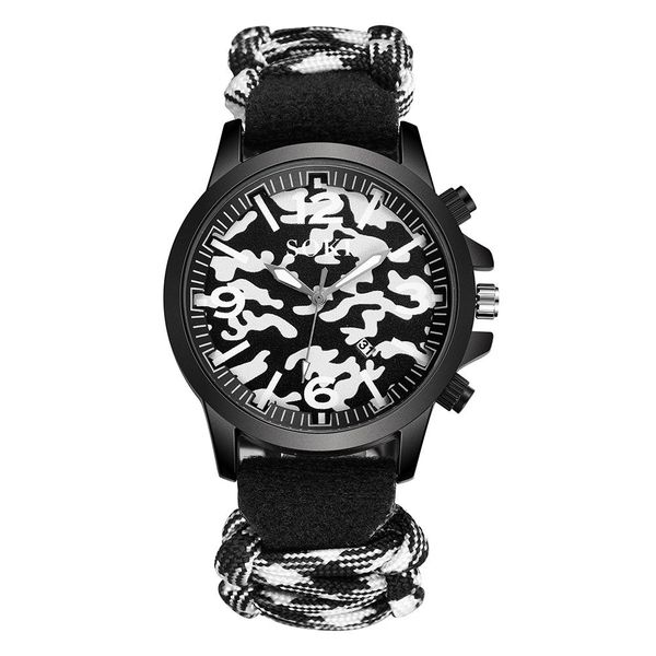 

relojes hombre 2019 camouflage men watch army watches for men quartz wristwatch nylon watch zegarek meski reloj deportivo, Slivery;brown