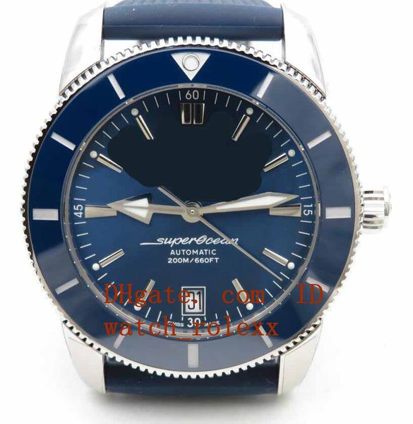 

men's heritage gf factory v2 edition ii b20 automatic 42 blue dia watch ni-directional ceramic bezel in blue eta 2824 watch, Slivery;brown