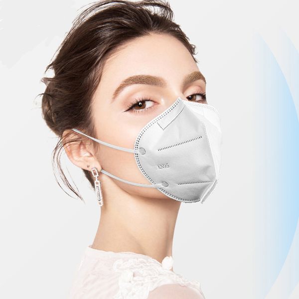 

Одноразовые KN95 половина маска для лица защитная крышка расплава выдувной ткани 3Ply предотвратить грипп Антипылевые и вирусные микроорганизмы Бесплатная доставка