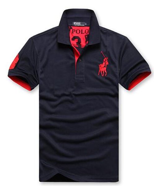 

3ralphlauren мужчин дизайнер одежды класса люкс с коротким рукавом хип-хоп вершины тройник высокого качества панк печати тигра т женихами ле, Black