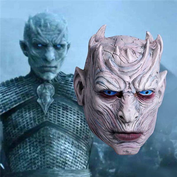 

game of thrones halloween mask night's king walker face night re zombie latex mask adults cosplay throne costume party mask