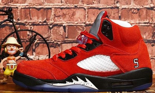 

2020 new arrival 5s red black men leather wholesale outdoor shoes size 40-47