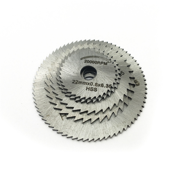 

6pcs mini hss circular saw blade rotary tool for metal cutter power tool wood cutting discs drill mandrel cutoff 22-50mm