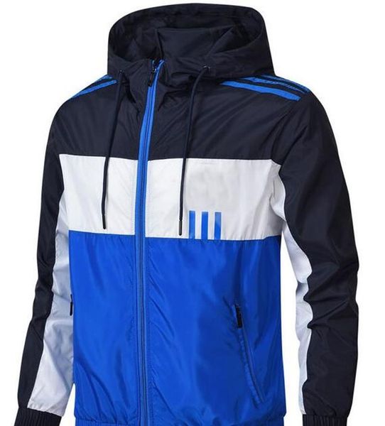

sport coat brand sweatshirt hoodie men jacket coat long sleeve with logo autumn sports zipper windcheater designer mens new, Black;brown