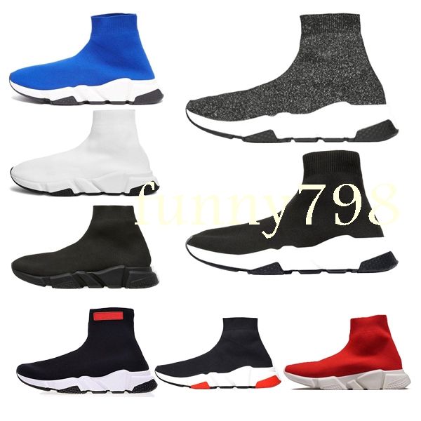 

2019 high luxury designer fashion men wave runner women casual sneakers socks men chaussures scarpe zapatos hommes femmes speed trainer