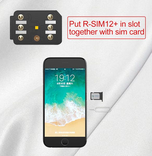 

rsim12+ perfect unlock for iso 12.3 r-sim 12+ original sim card iccid unlock for iphone xs x 8 7 vs r-sim 14
