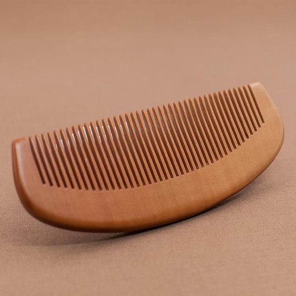 

2020 natural pears wooden comb beard comb pocket comb 14*5.2*1.2cmcm, Silver