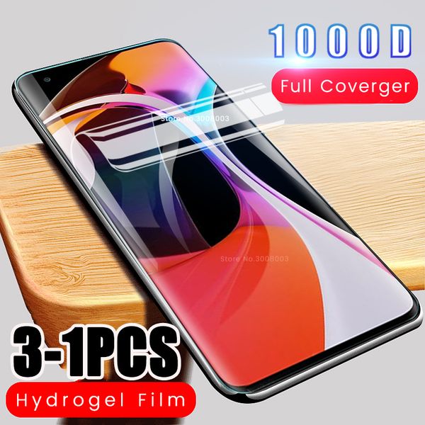 

cases2012 3-1pcs 1000d soft hydrogel screen protector for xiaomi mi 10 note 10 9t pro 9 se 8 a3 a2 lite a1 curved cover film,not glass
