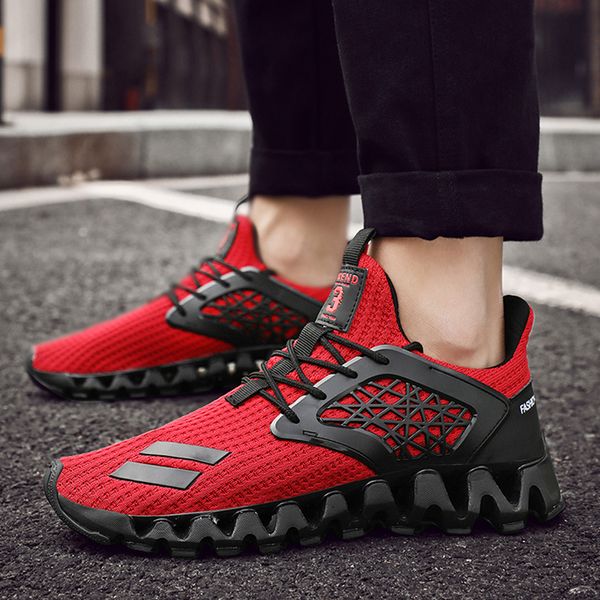 

breathable blade running shoes 46 new comfortable plus size sports shoes 45 fashion men's walking jogging casual