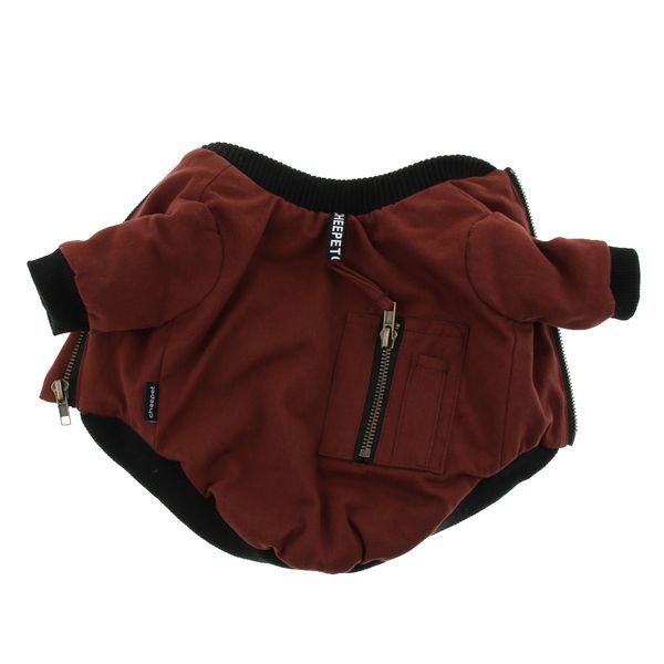 

pet clothes small dog denim vest chihuahua teddy poodle soft cotton liner coat winter apparel