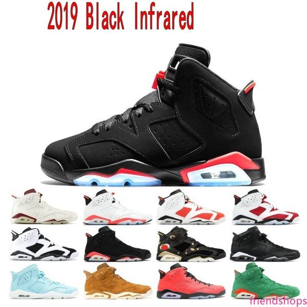 

2019 black infrared 6s men basketball shoes 6 tinker unc black cat carmine gatorade toro maroon oreo mens trainer sports sneaker size 41-47