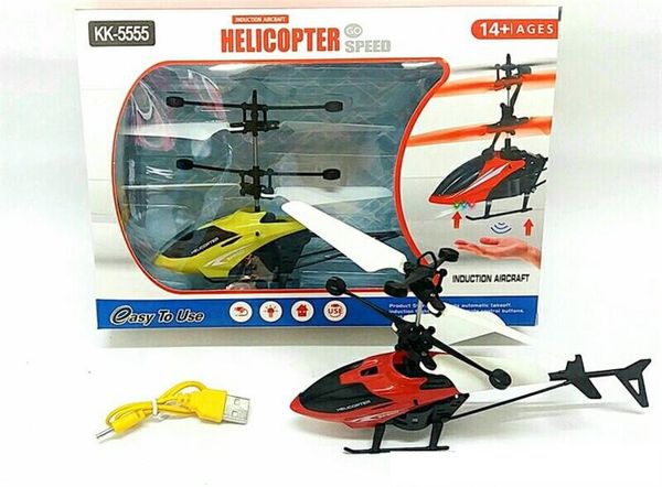 20pcs Kinderspielzeug Originalität Flugzeuge fließen hochwertige Fliegshubschrauber Mini RC Infrarot Induktion Leichte Drohne Weihnachtsgeschenke