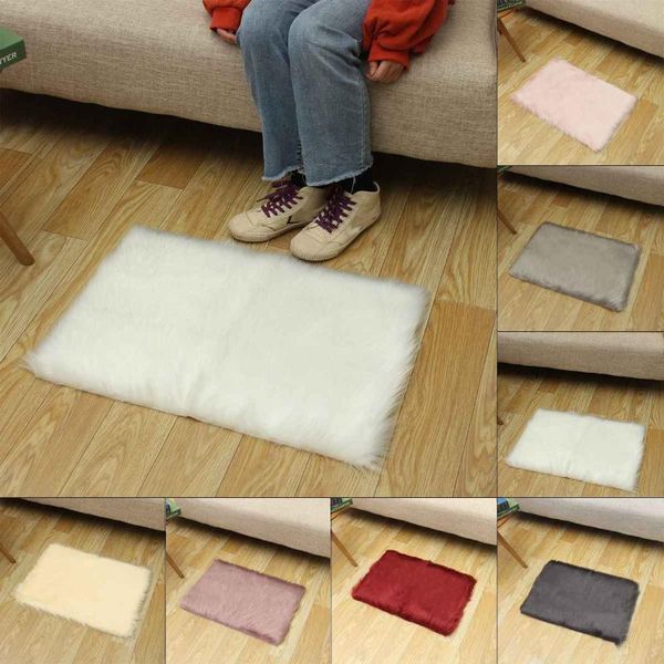 

new soft faux fur wool living room sofa carpet plush carpets bedroom cover mattress christmas door window round rugs carpets