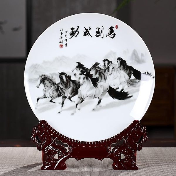 2019 Madaochenggong Ceramic Decorative Plates Decoration Home
