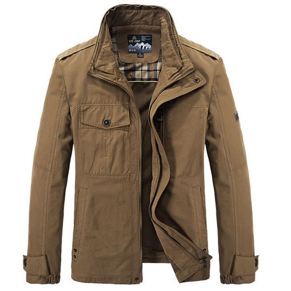 

бренд мужская куртка жан плюс размер 4xl армейский солдат стирка хлопок мужская одежда весна осень мужские куртки 200, Black;brown