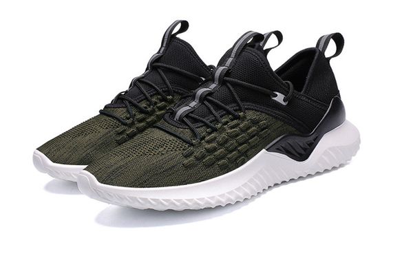 

wholesale 2019 with box and comfortable casual shoes men's wild flat shoes trendy fashion blue black green stitching casual shoes 40-45