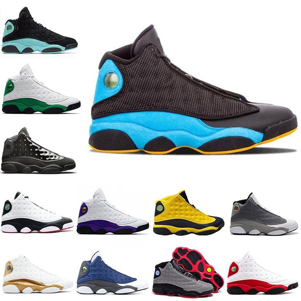 

island green lucky green rivals 13 13s basketball shoes cny cap and gown atmosphere grey flint dmp mens trainers sports sneaker, White;red