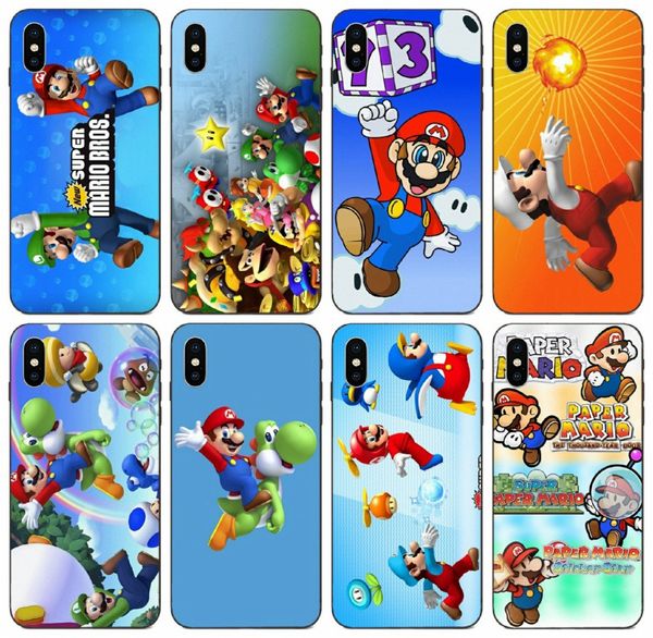 

[tongtrade] newpaper mario case for apple iphone 11 pro max x xs 8p 7p 6p samsung core 8262 prime huawei y5 lg g4 stylus case