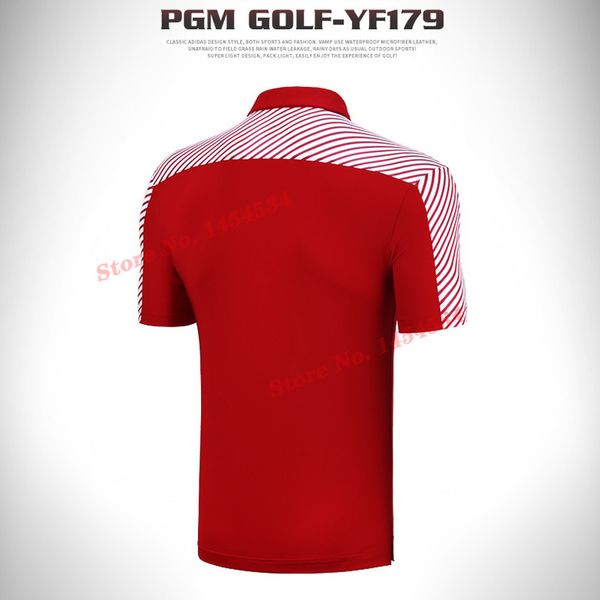 

pgm professional golf wear summer men's short sleeve t-shirt shirt quick dry male sports ball wear soft and comfortable