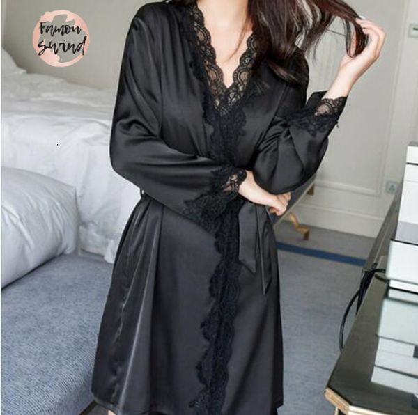 

1620 женщин сатина белье шелк женщина lace robe женского lace халат женского одеяние дама сексуального одеяние для женщин перевозкы груз пад, Black;red