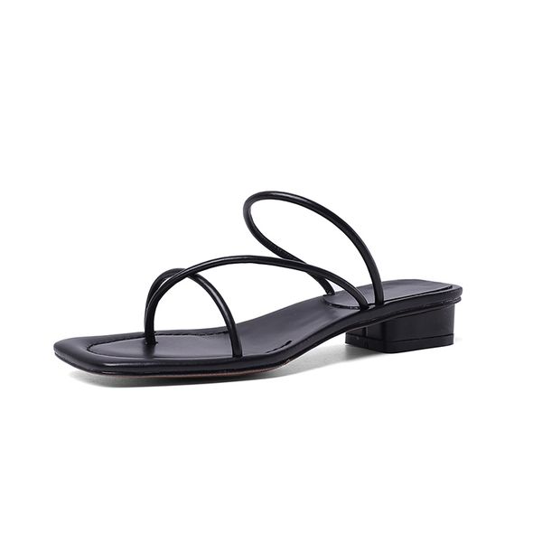 

2020 summer slippers for women white slippers flat ladies slip on shoes, Black