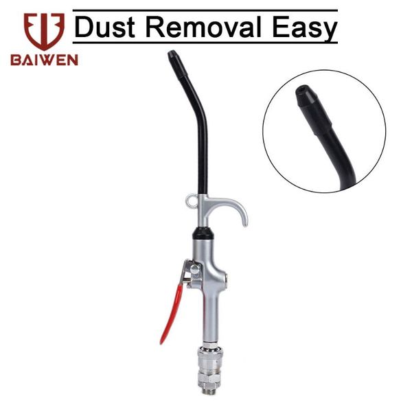 

air compressor blow gun pistol type cleaning tool bent nozzle dust handheld pneumatic air duster spray blow gun tools