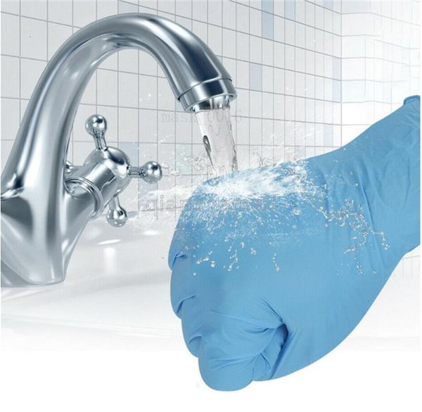 

latex disposable nitrile gloves 100pcs 3 size of specifications optional s acid gloves a grade without powder rubber