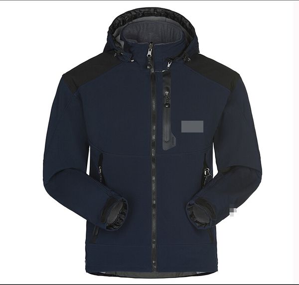 

men waterproof breathable softshell jacket men outdoors sports coats women ski hiking windproof winter outwear soft shell jacket, Blue;black
