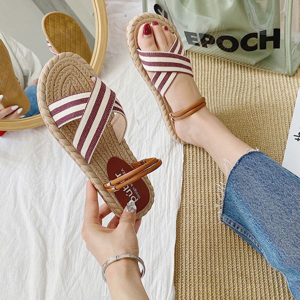 

sandals straps 2020 women's clear heels suit female beige ladies shoes summer all-match lace up sandals sale heeled woman femme, Black