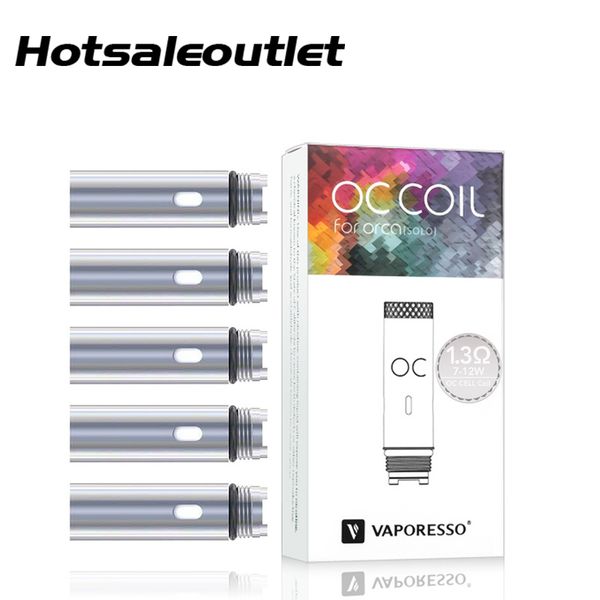 

100% Оригинал Vaporesso Катушка для Orca Solo Атомайзер / Комплект 1.3ohm Катушка Высокого Качества Электронная сигарета Аксессуары
