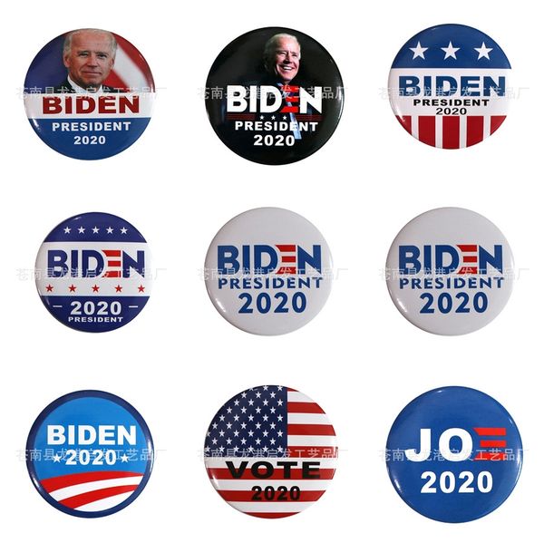 

10 1 pcs red skull biden badge patches for clothing iron fashion patch for clothes applique sewing accessories stickers on clothes iron o #2, Silver