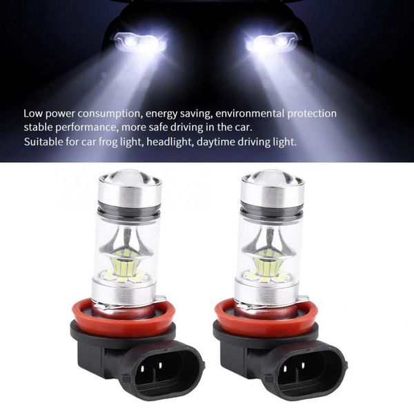 

h4 led 2x h8 h9 h11 6000k super white 100w led headlight bulbs kit fog car driving light lamp for auto