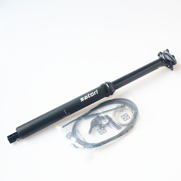 

satori mtb adjustable bike seatpost internal cable mountain bicycle downhill seat post 30.9x460mm trip 150mm