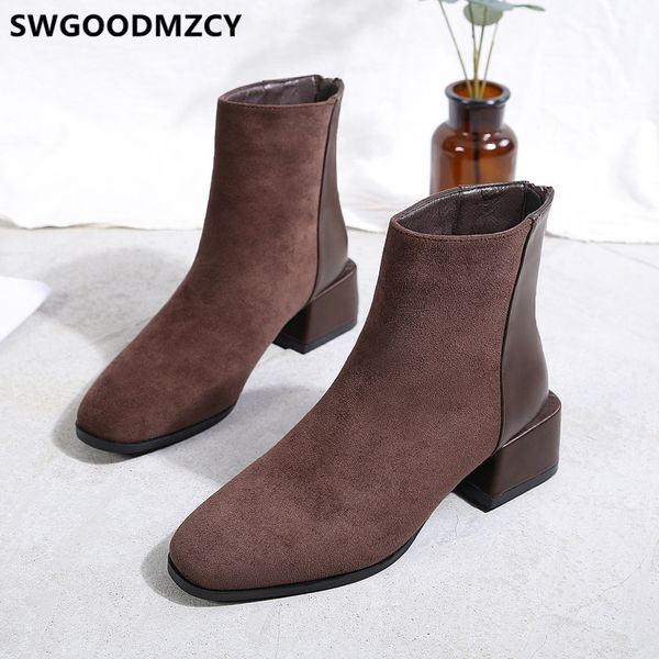 

ankle boots for women black high heel boots fashion female+shoes winter shoes ladies stiefeletten damen bayan bot ayakkabi