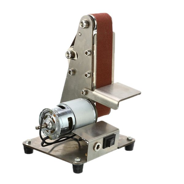 

fixed-angle sharpener table cutting edge machine angle grinder to belt sander wood metal working diy electric mini belt sander
