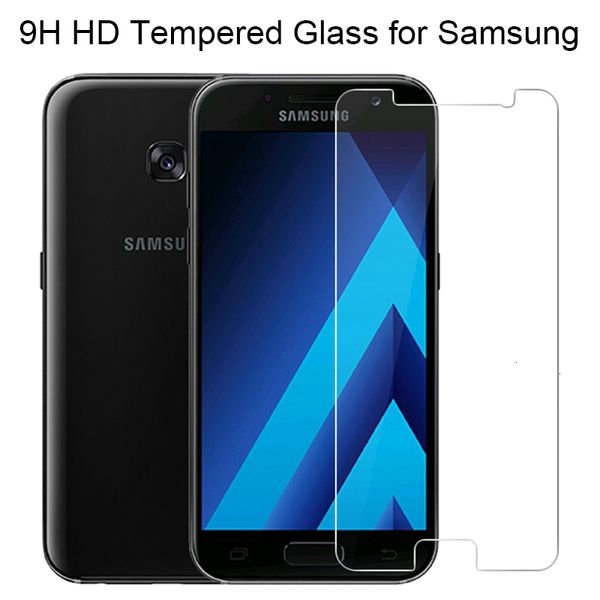 

100 pieces of 2.5d 9h tempered glass screen protector for samsung galaxy j3 j5 j7 j2 1j250 j260 j310 j510 protective film