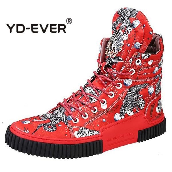 

2019 new arrival men fashion high sneakers casual shoes men boots fashion spring autumn shoes drop shipping 28d50, Black