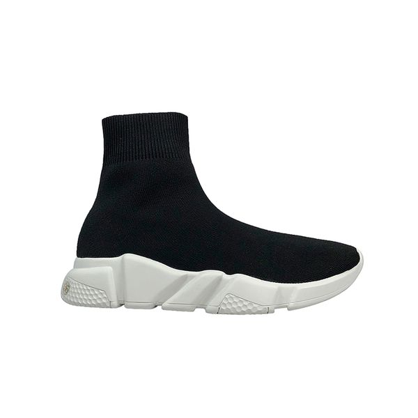 

new 2019 designer sneakers speed trainer black red gypsophila triple black fashion flat sock boots casual shoes speed trainer runner 36-45