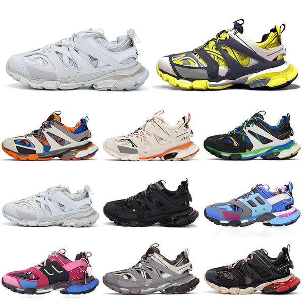 

luxury designer shoes release track 3.0 tess s paris sneakers gomma maille women mens clunky casual shoes 36-45