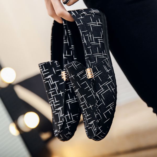 

spring and autumn fashion casual shoes lightweight comfortable canvas youth shoes men's breathable fashion flat lazy, Black